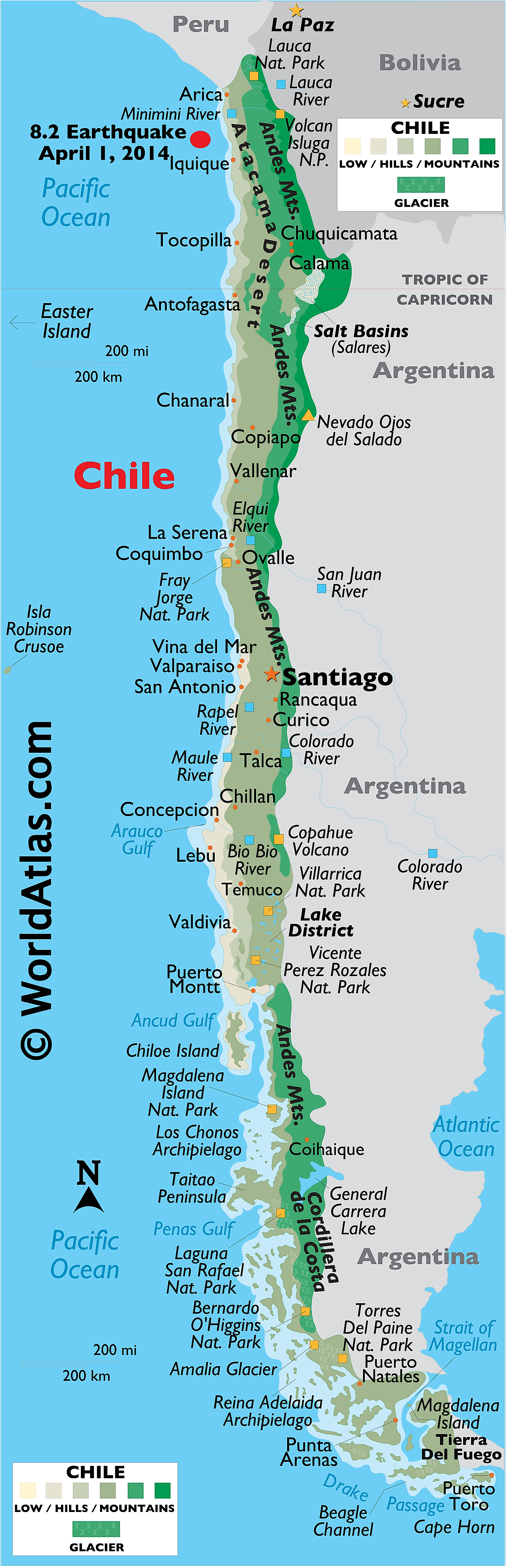 Mapa Do Chile Mapa De Chile Map Of Chile Douglas Fernandes, 56% OFF