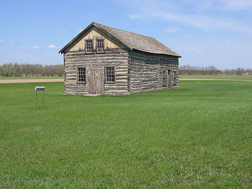 The Walhalla Trading Post, a historical landmark in Walhalla. Image credit: Elcajonfarms via Wikimedia Commons.