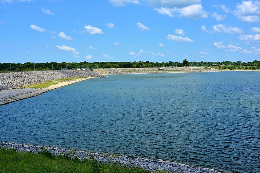 Lake Shelbyville in Illinois