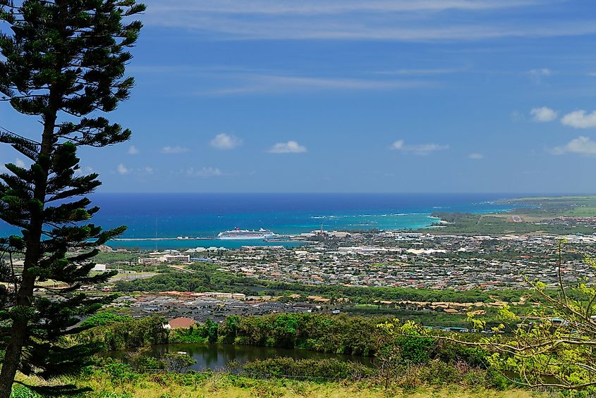 Kahului harbor, Hawaii