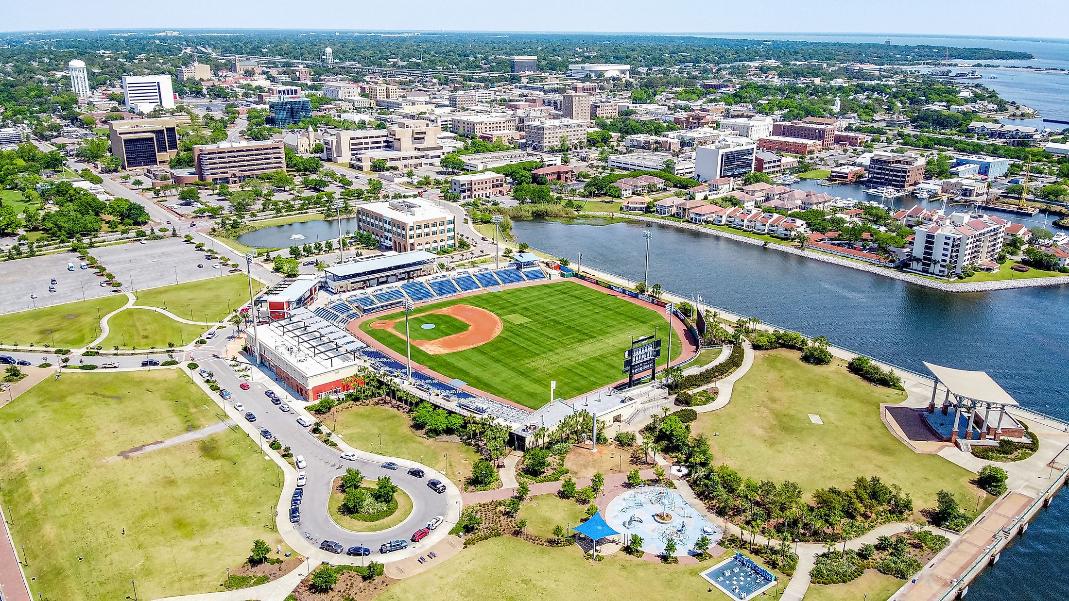 Downtown Pensacola, Florida.