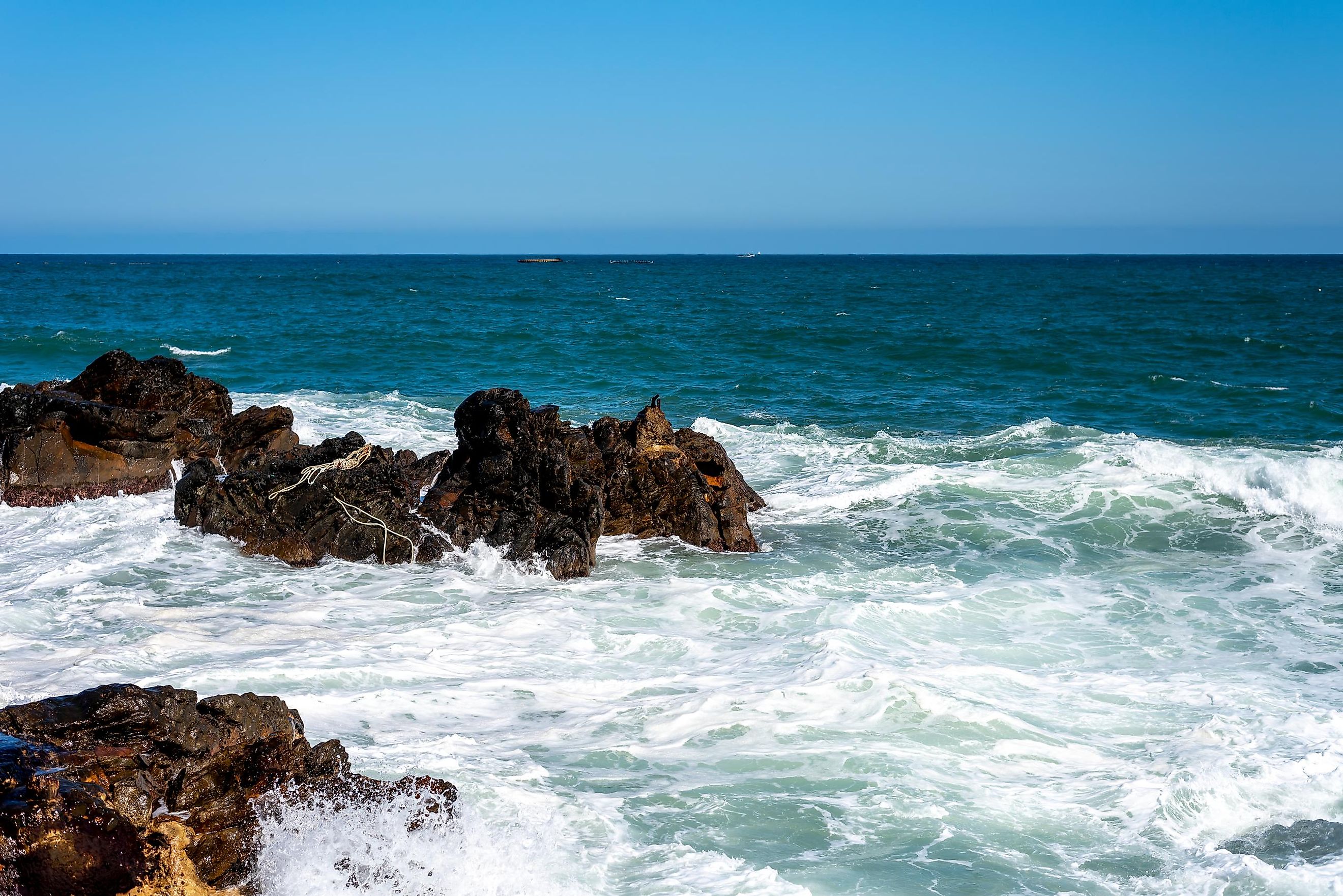 The Sea of Japan.