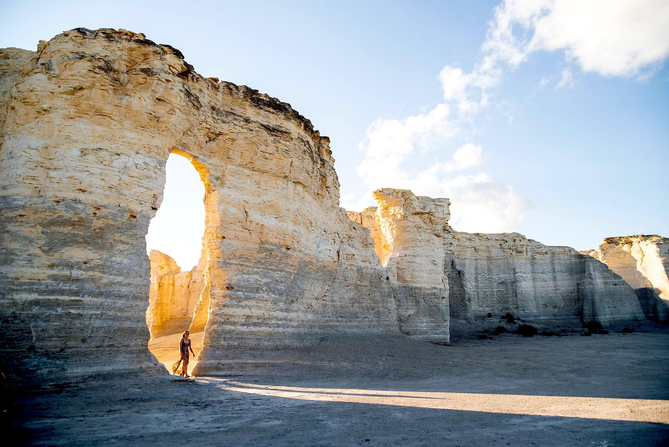 Castle Rock trail in Kansas.