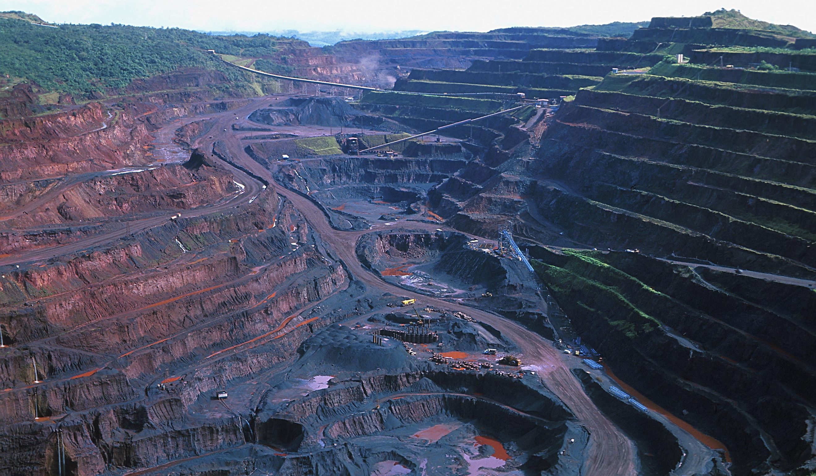 The largest iron ore mine in the world, located in Para, Brazil. Editorial credit: T photography / Shutterstock.com