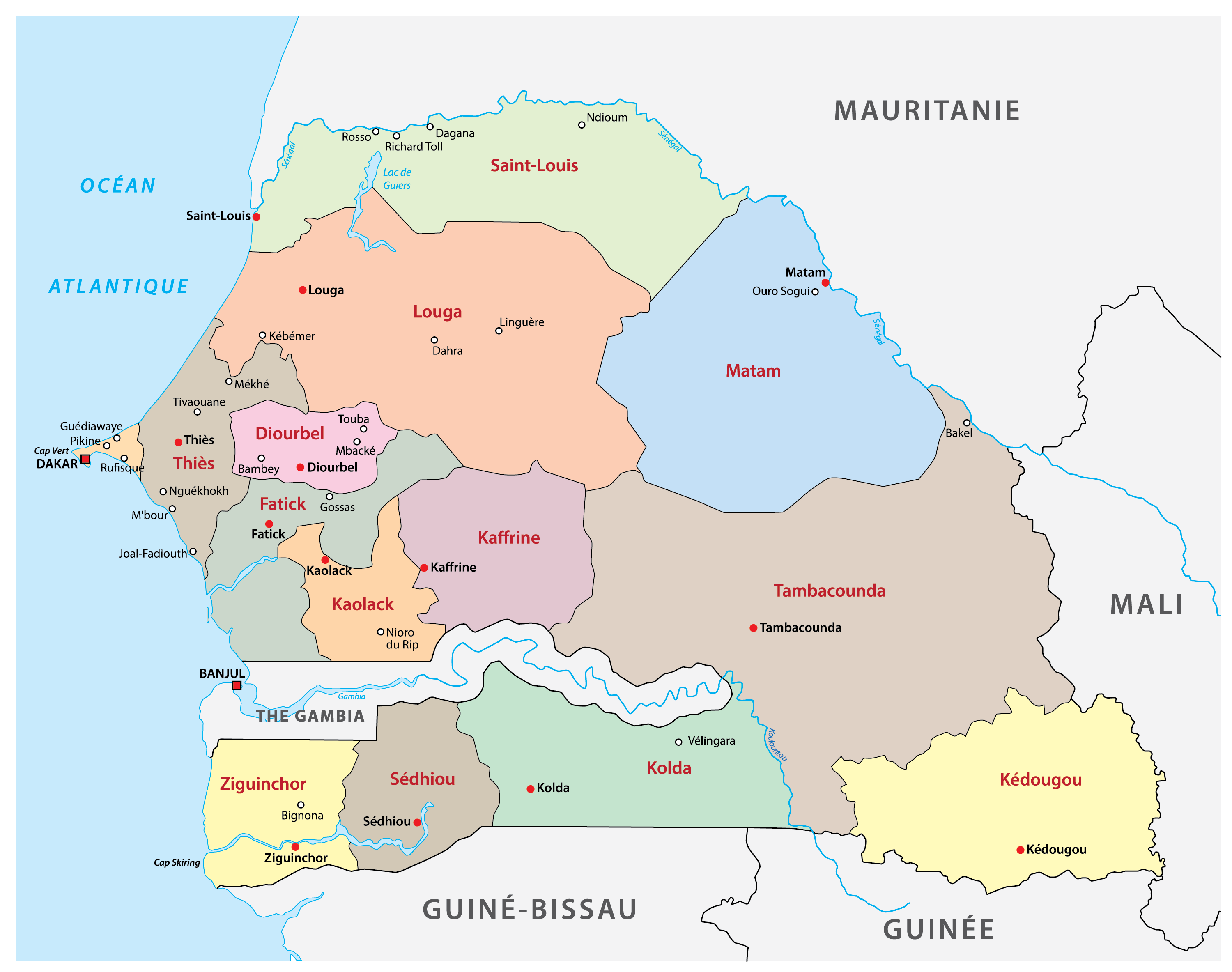 Senegal Maps & Facts - World Atlas