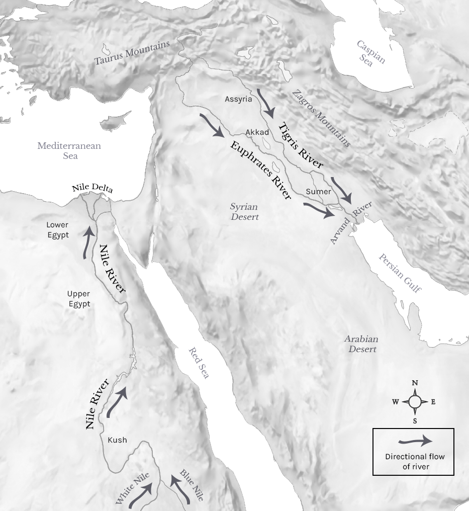 Tigris Mountains Map