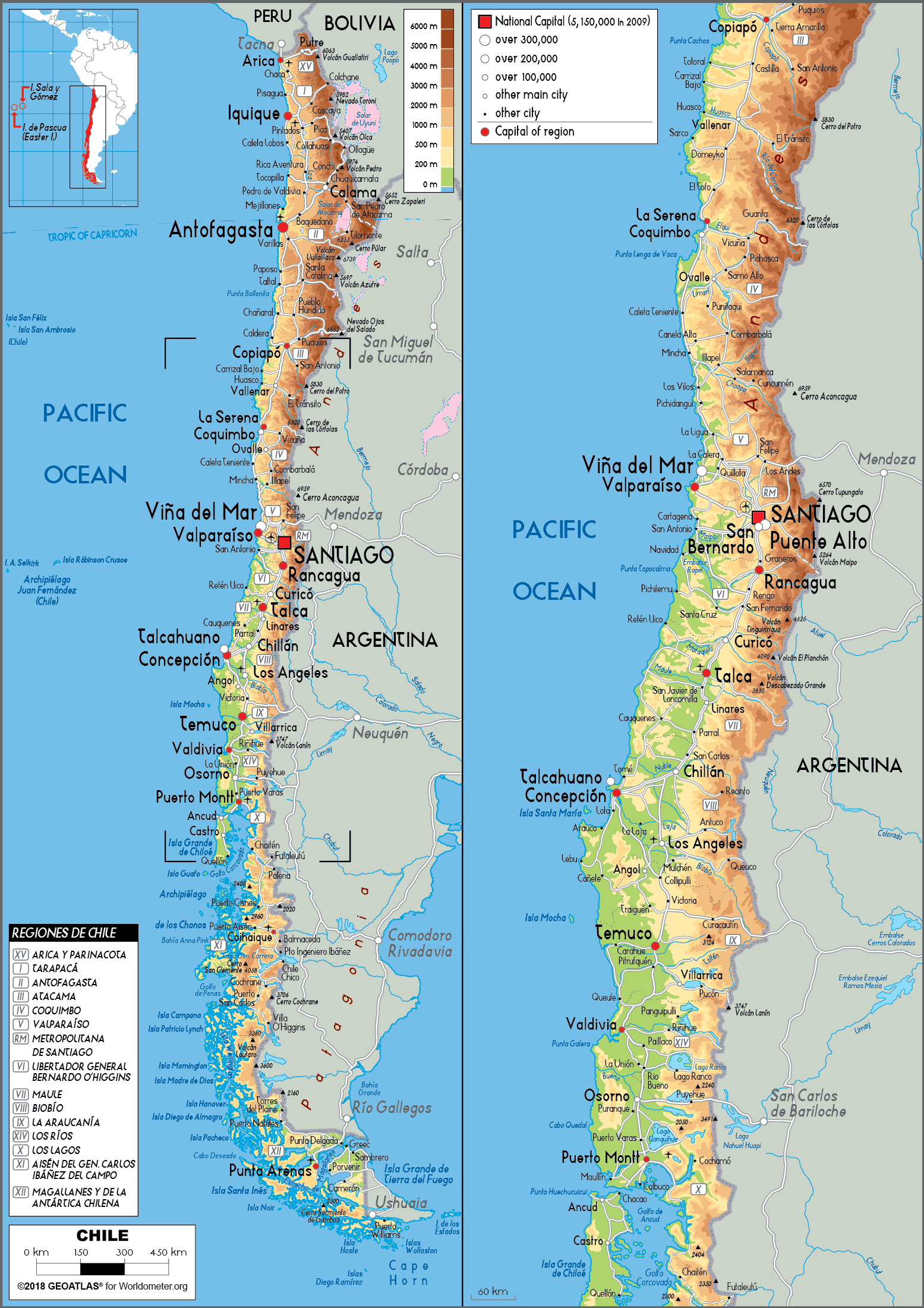 Mapa De Chile