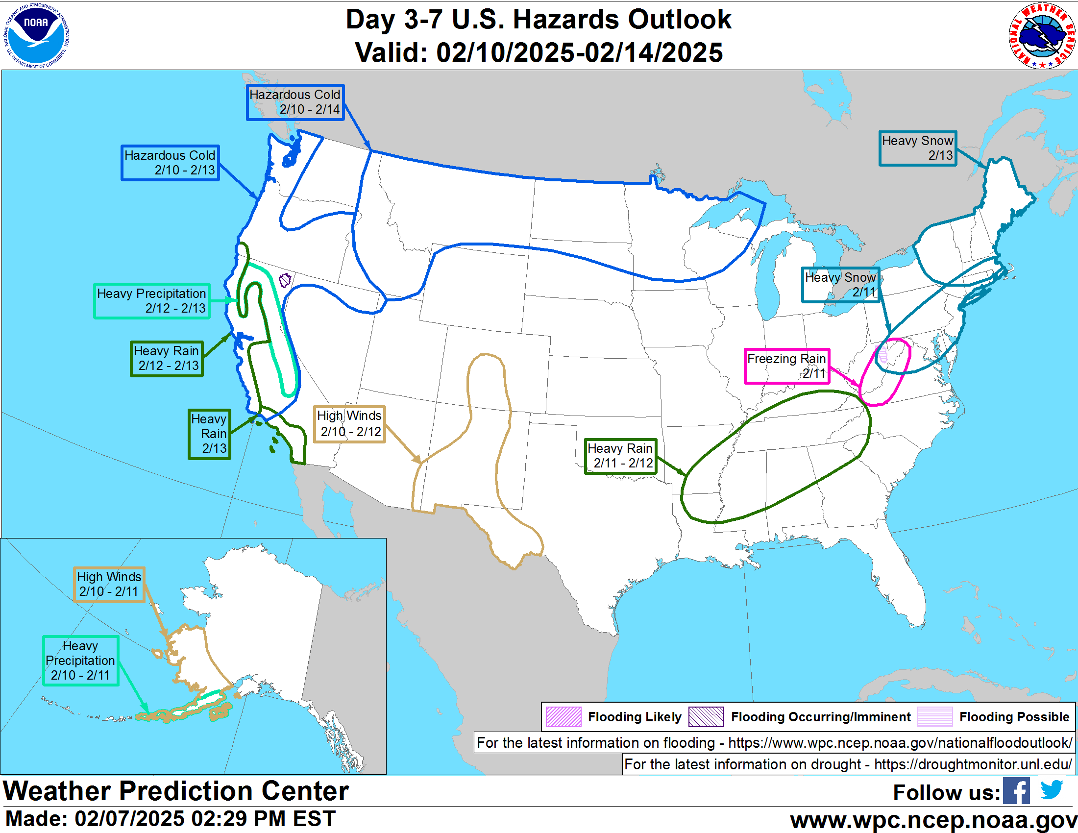 Day 3-7 hazards outlook