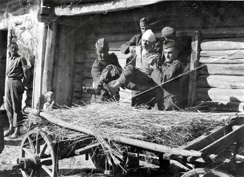 Wounded Hungarian soldier