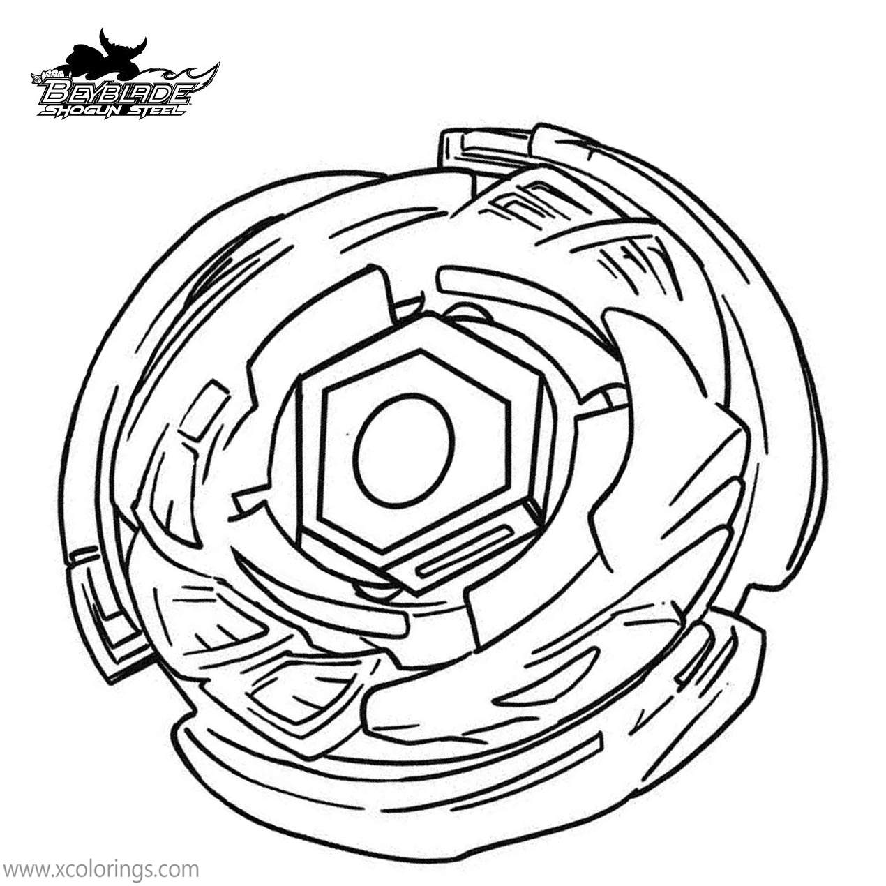 Beyblade Burst Coloring Pages Aiger Akabane - XColorings.com