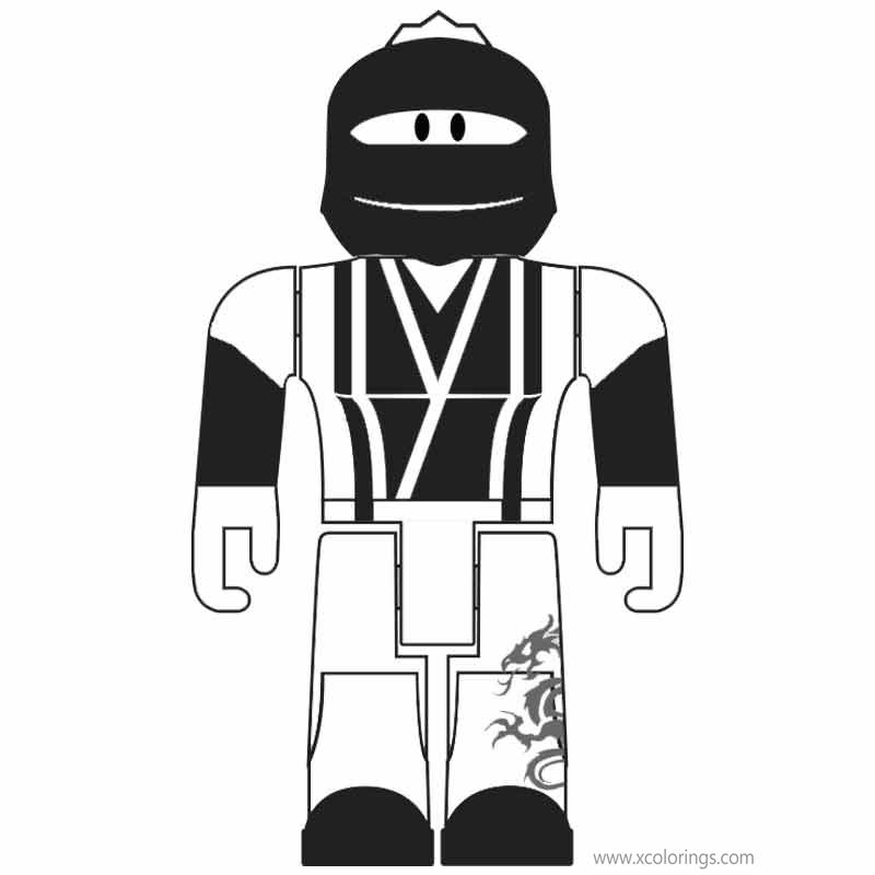 ROBLOX Ninja Coloring