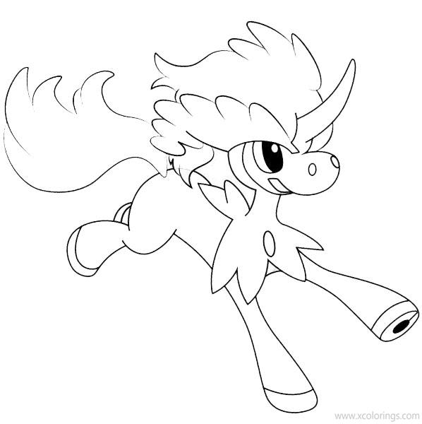 Keldeo Pokemon Coloring Pages - XColorings.com