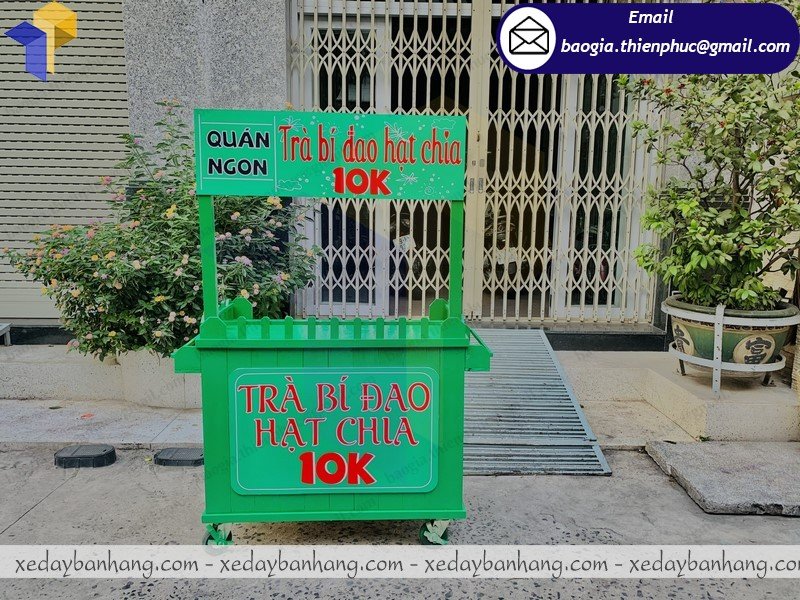 mua xe bán trà bí đao bằng gỗ ở đâu