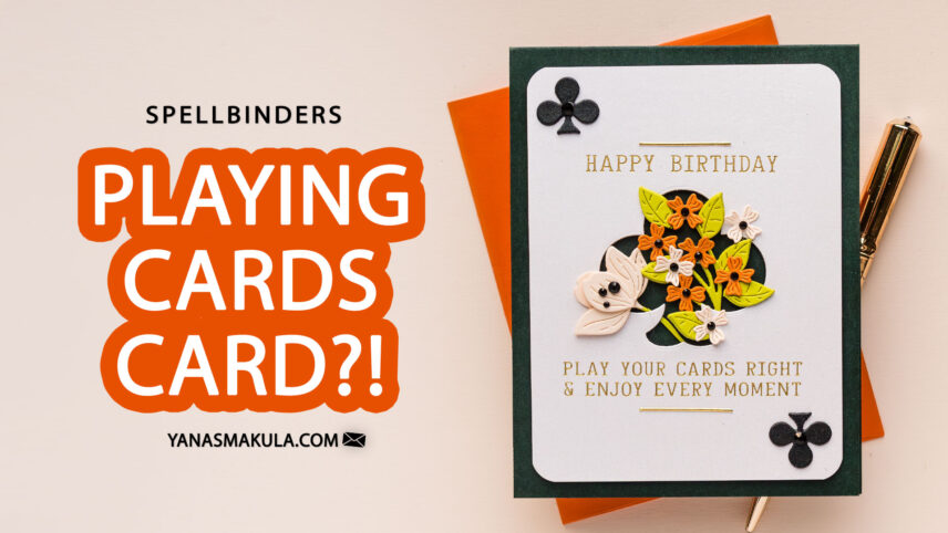 Spellbinders | Playing Cards Handmade Card with Jack of All Trades. Video