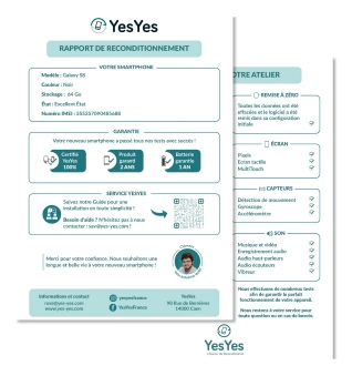 Rapport de reconditionnement