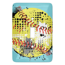 Softball Light Switch Cover (Single Toggle)