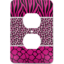 Triple Animal Print Electric Outlet Plate