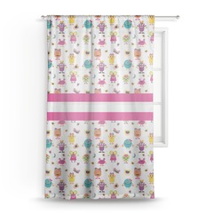 Girly Monsters Sheer Curtain