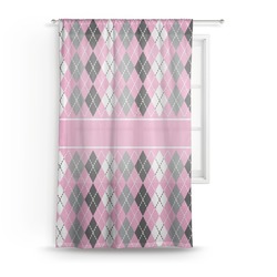 Argyle Sheer Curtain