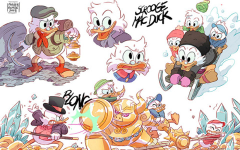 New Ducktales early designs