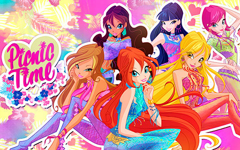 Winx Club new bright and colorful wallpapers with lots of transformations and styles