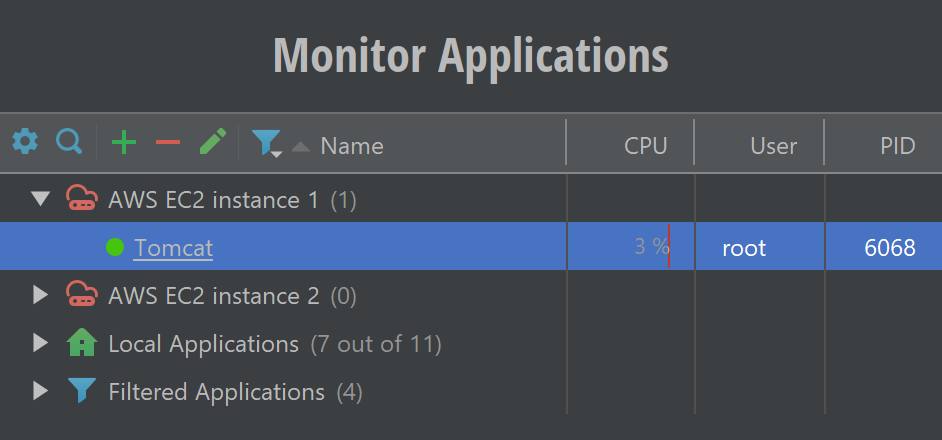 Profile remote app