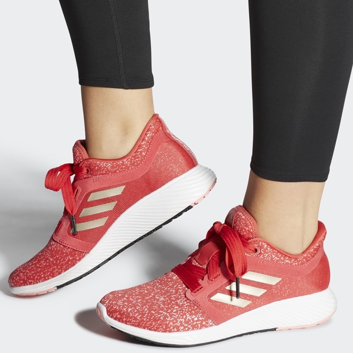 Red Adidas Women's Edge Lux 3 Running Shoes