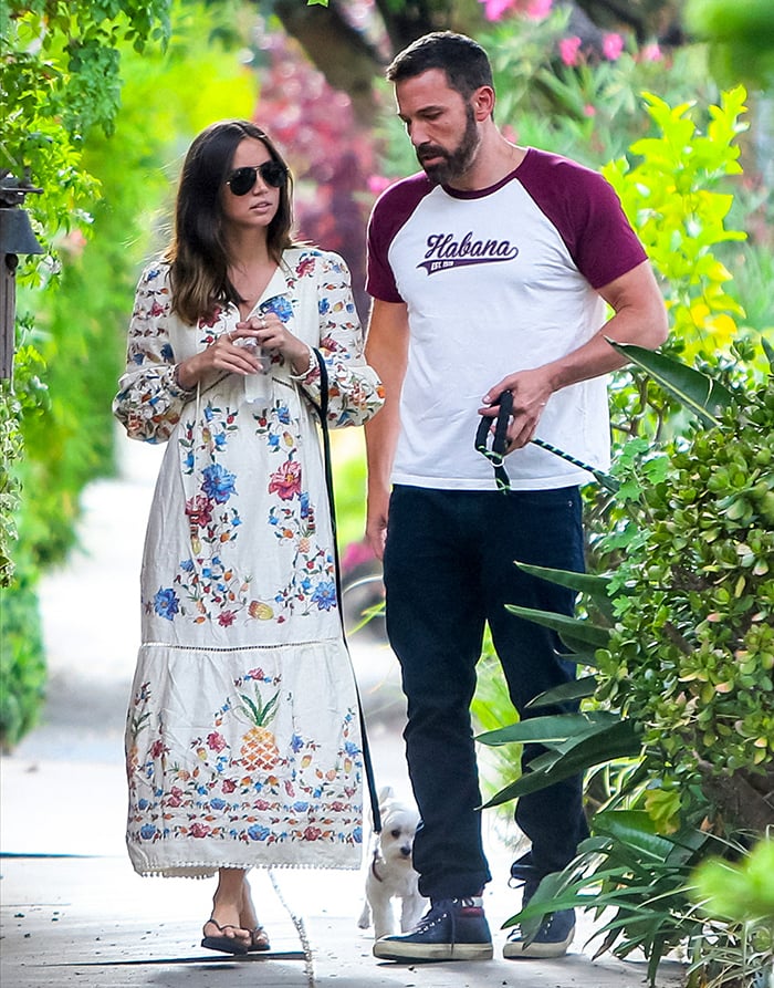 Ana de Armas channels bohemian vibe in Farm Rio embroidered dress