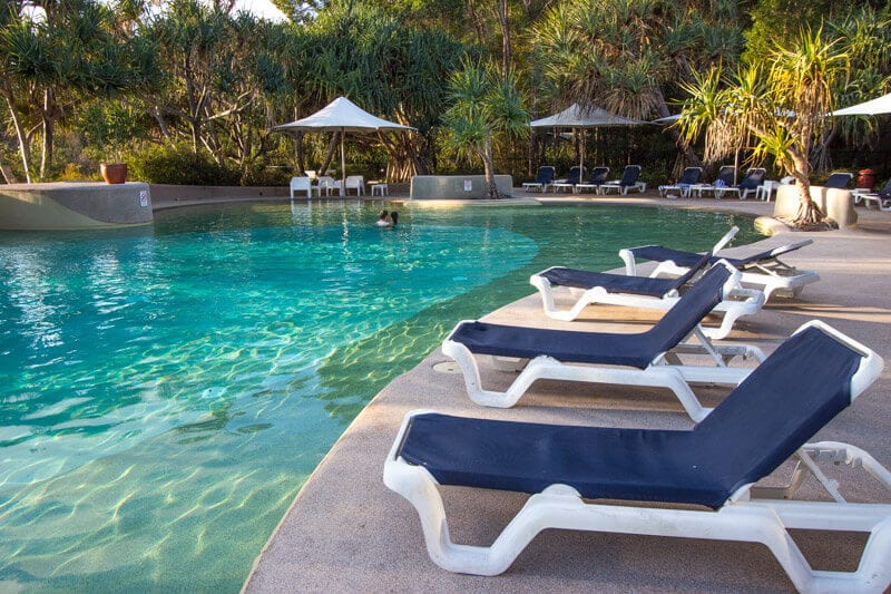 swimming pool Kingfisher Bay Resort - Fraser Island, Australia