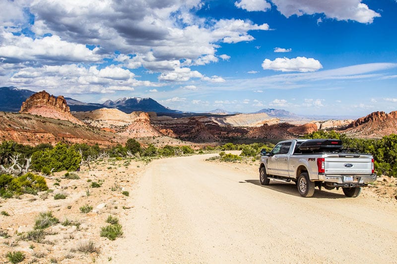 ford 250 on Burr Trail, Utah