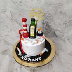 Hookah Cake Design for Boy