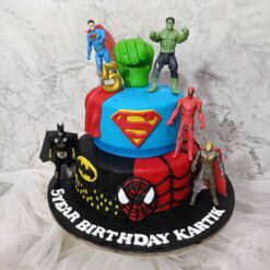 2 Tier Avengers Cake