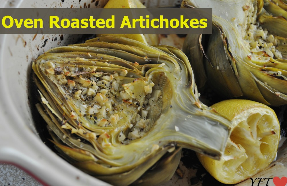 Oven Roasted Artichokes