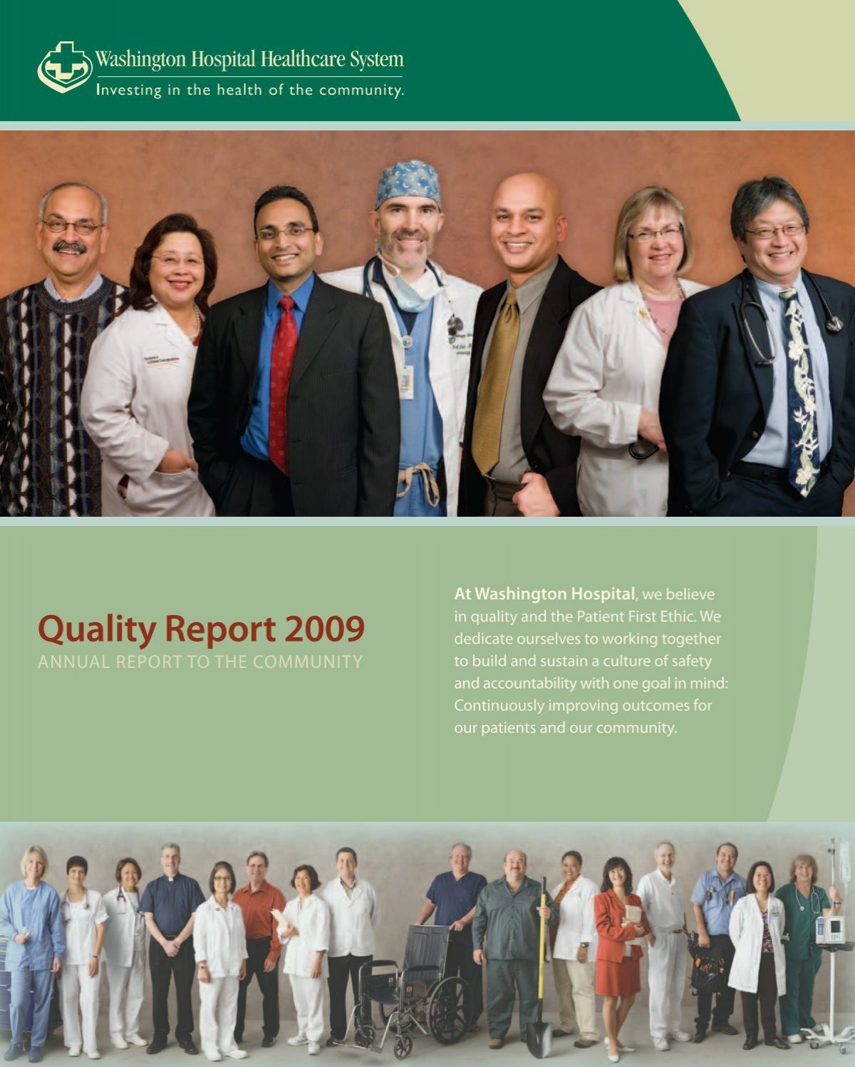 Quality Report 2009 - Washington Hospital Healthcare System