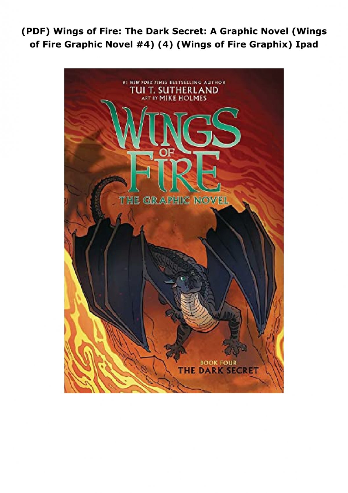 (PDF) Wings of Fire: The Dark Secret: A Graphic Novel (Wings of Fire ...