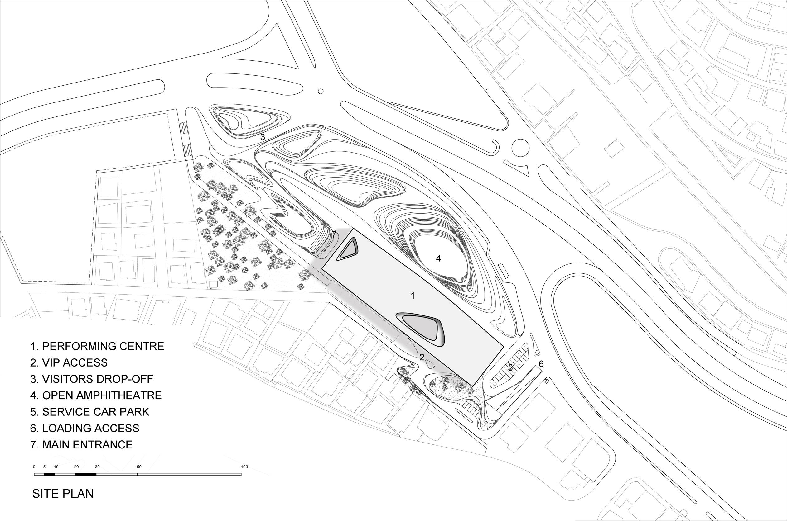 Zaha Hadid Buildings Plan