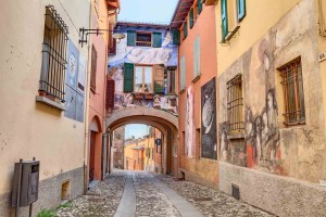 Murals in Dozza, Emilia Romagna