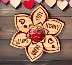 Valentine lollipop holder