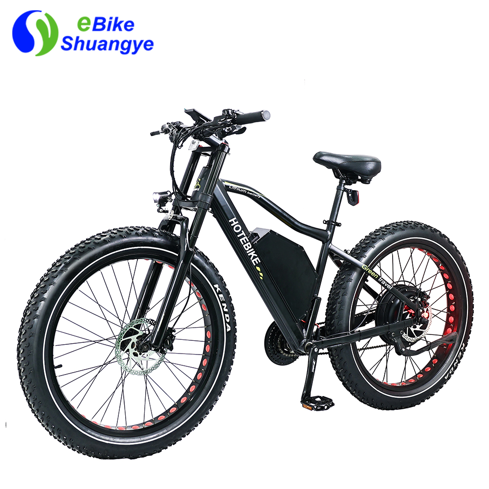 60V 2000W Powerful e-bikes A7AT26 55km/h speed long range 26”*4 chopper fat tire