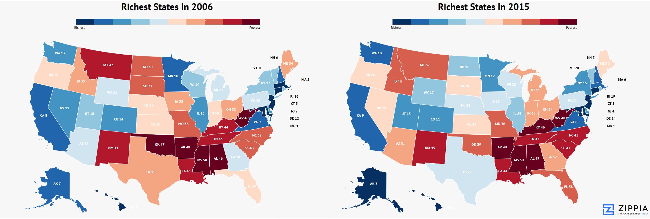 Here Is A Map Of The Richest Person In Each State Atlnightspots ...