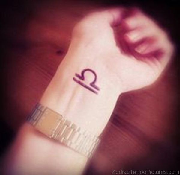 Elegant Libra Tattoo