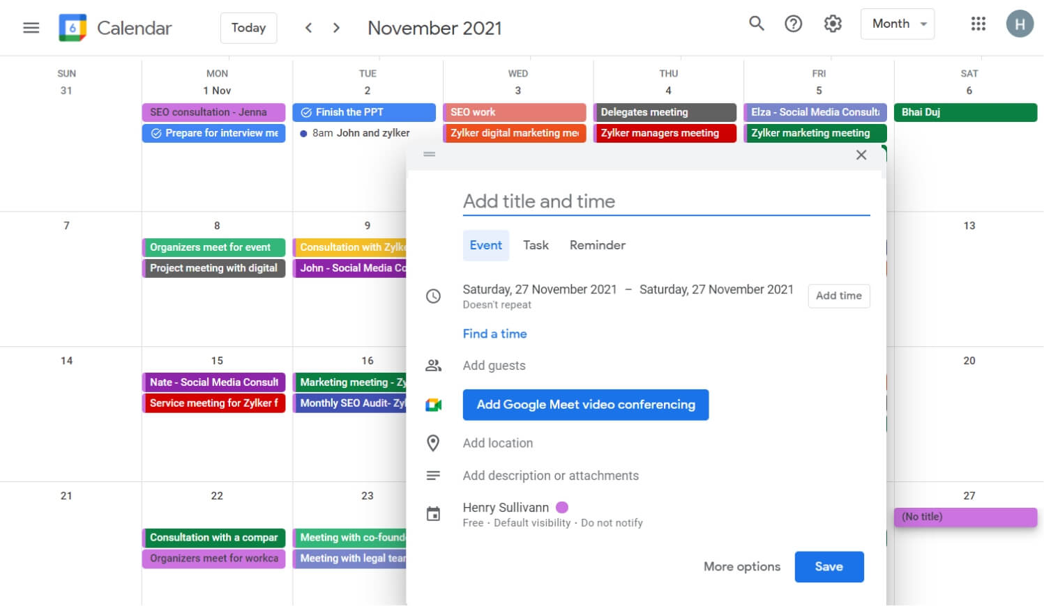 How To Schedule A Google Meet Meeting In Calendar - Abbey Verene