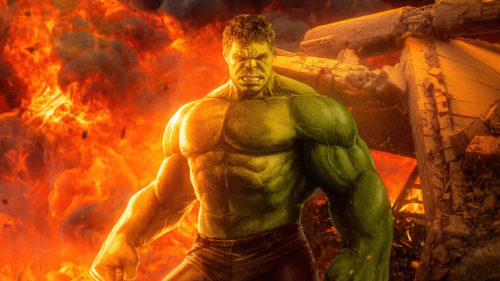 Hulk on Fire