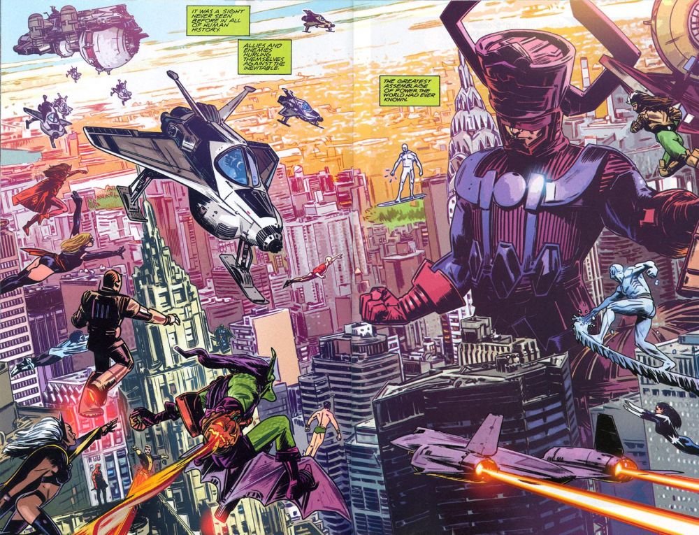 Galactus Vs Marvel Heroes – Zoom Comics – Exceptional Comic Book Wallpapers