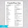 Airbnb Inventory Checklist Template - Housekeeping Checklist Canva Template PDF