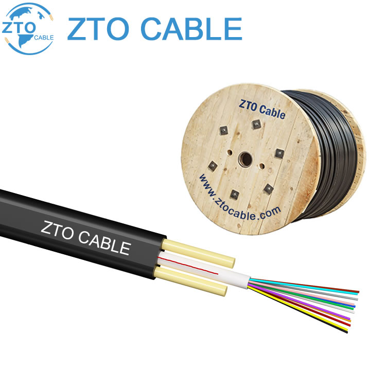 ZTO Falt Oval drop cable GYFXTBY