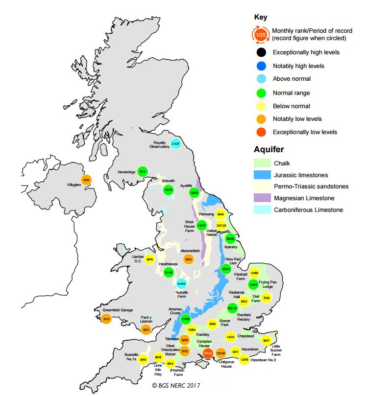 UK Water Depth Map