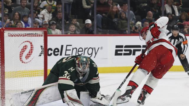 Gustavsson makes 38 saves and Wild hang on to earn 2-1 win over Hurricanes