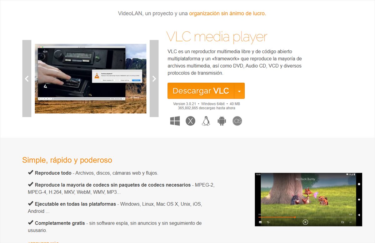 VLC ofrece subtítulos automáticos con IA sin necesidad de internet