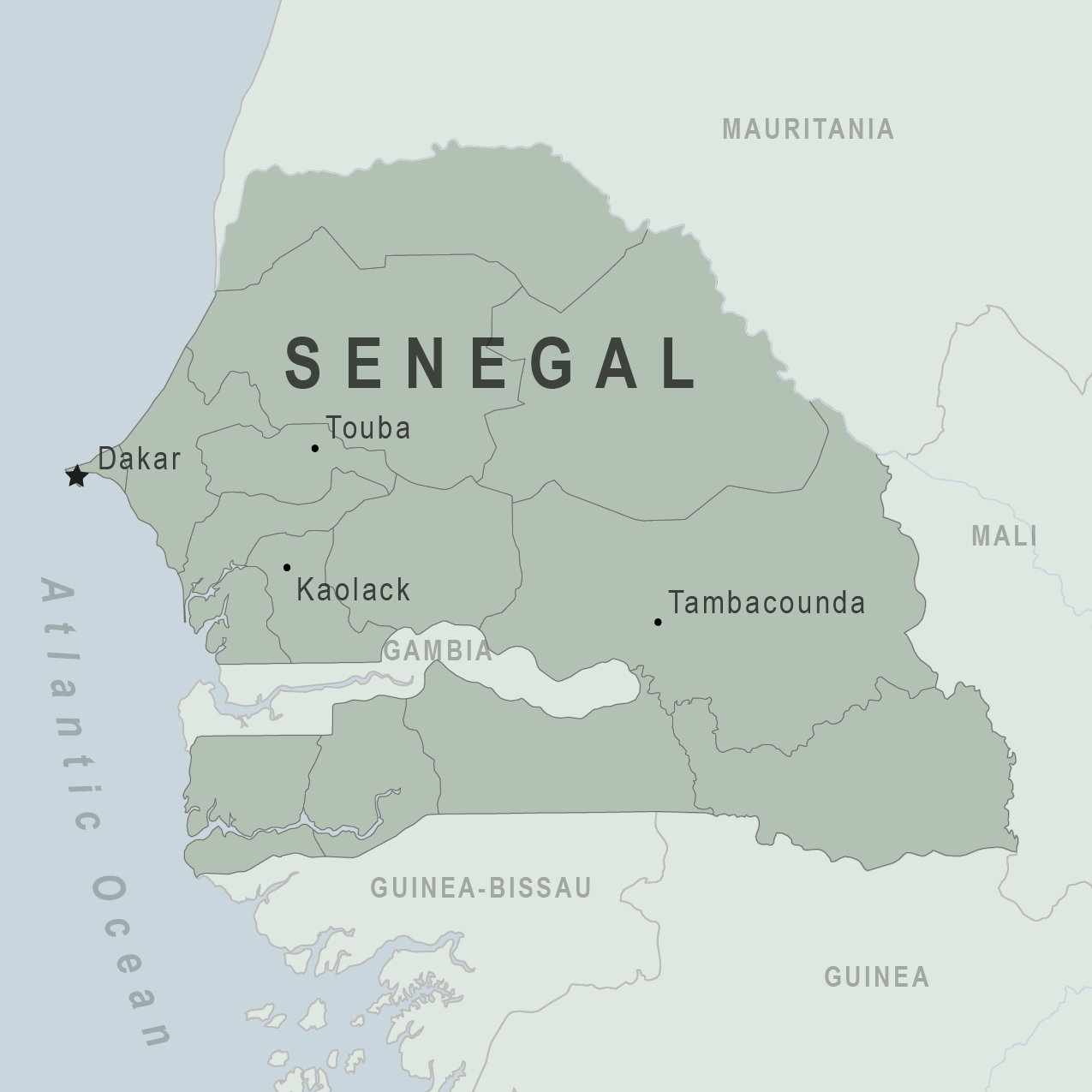 Kaarten Senegal Nederland - Vogels